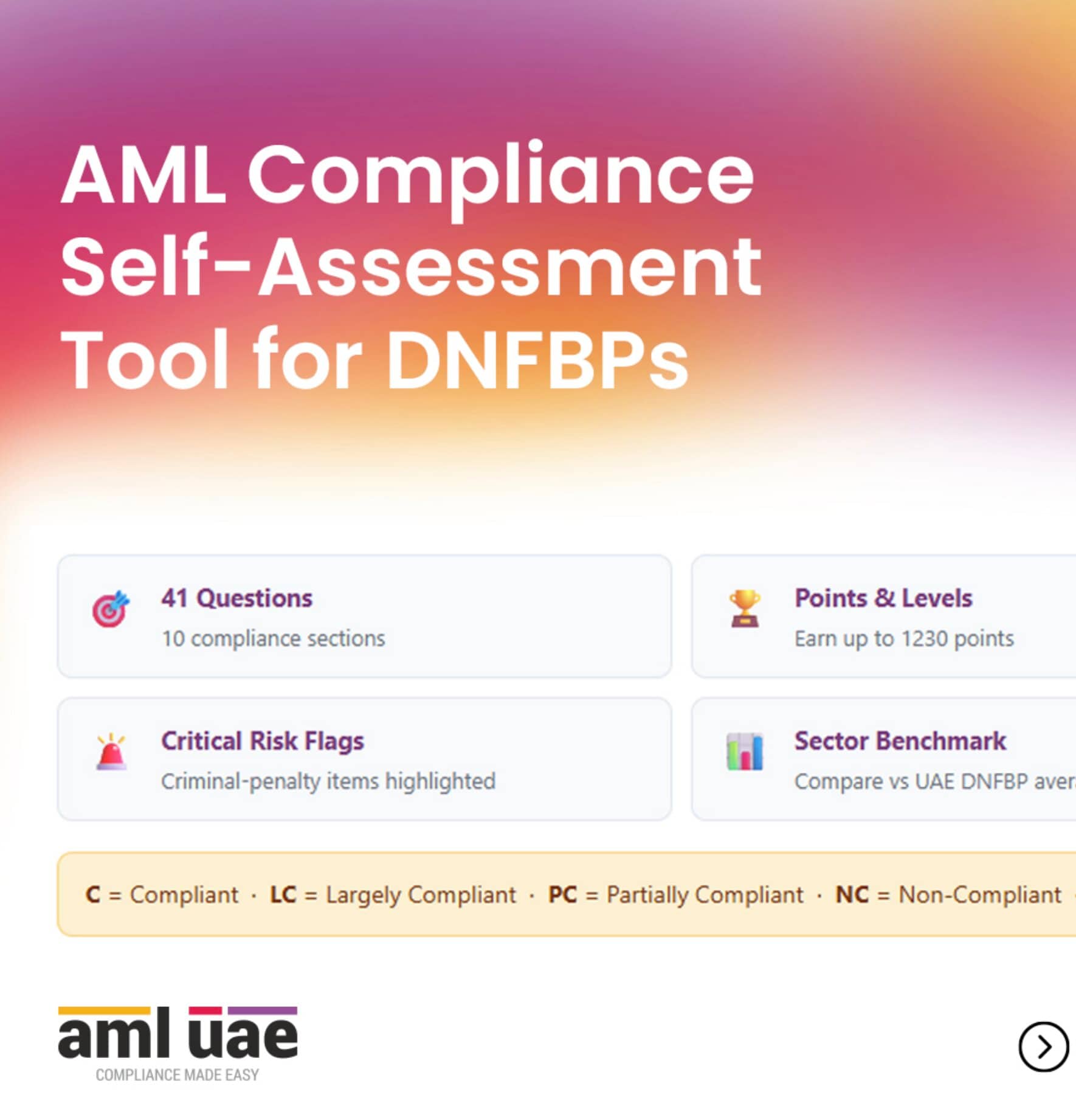 AML Compliance Self-Assessment Tool for DNFBPs