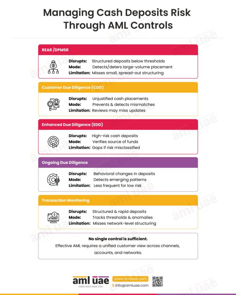 Deposit Risk Engine Cash Deposits in Money Laundering: UAE AML Guidance